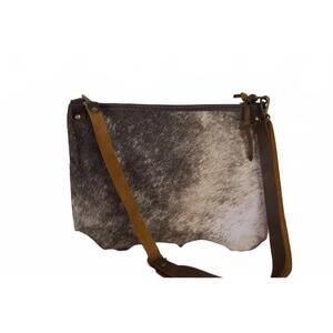 NEW HAWKS & DOVES loretta pouch in grey brindle